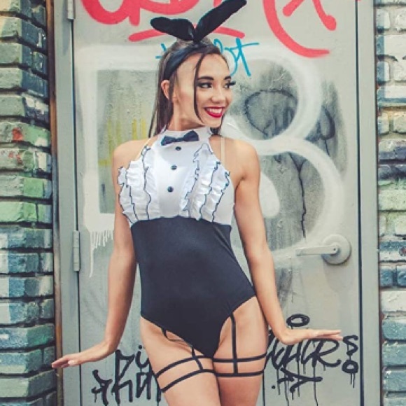 PLAYGIRL BNW LADIES  PLAYBOI BUNNY COSTUME *NEW* - Picture 7 of 7